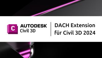 Die DACH Extension für Civil 3D 2024 ist verfügbar!