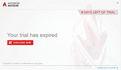 Trial expired