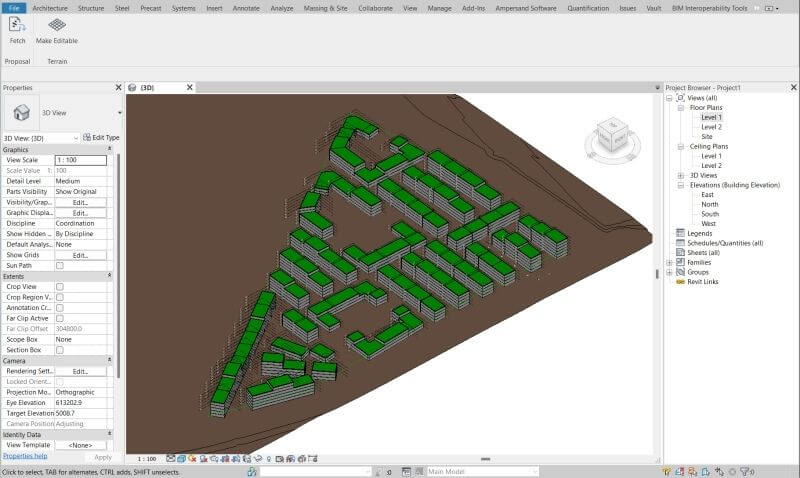 Omgeving in Autodesk Revit