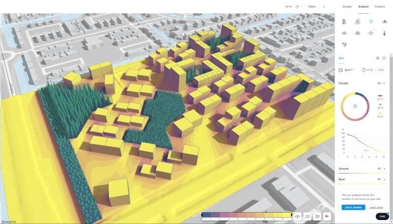 Autodesk Spacemaker | Zonanalyase