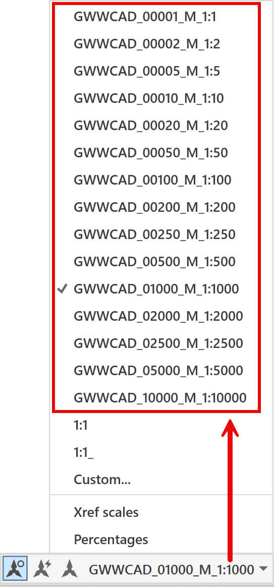 GWW-CAD 3.2 | Annotatieve Verschaling AutoCAD
