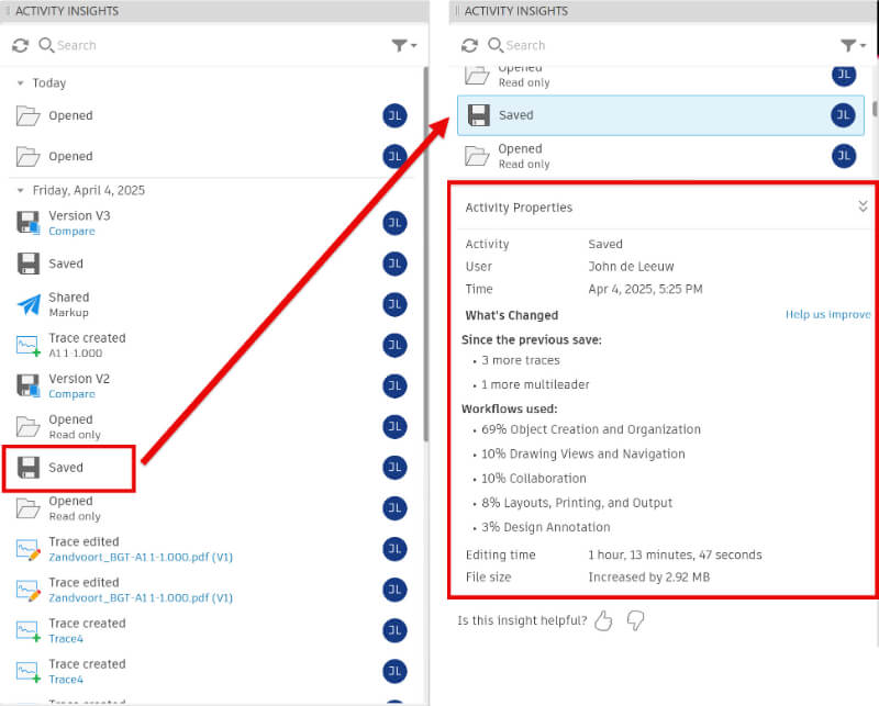 AutoCAD 2026 | Activity Insights: what's changed?