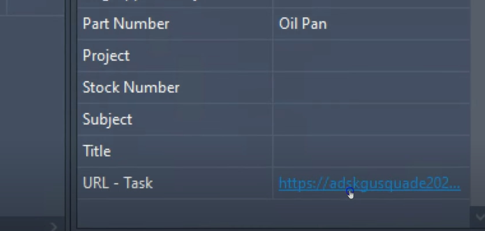 What's new Autodesk Vault 2026 hyperlink in gebruikersvelden
