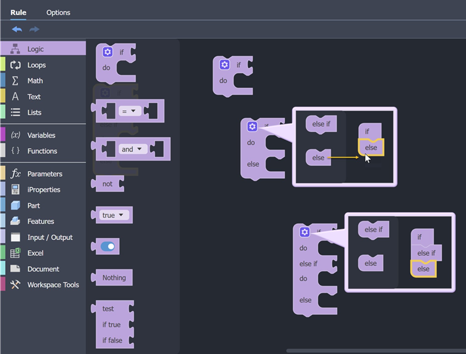 Autodesk Inventor 2027 iLogic Codeblocks
