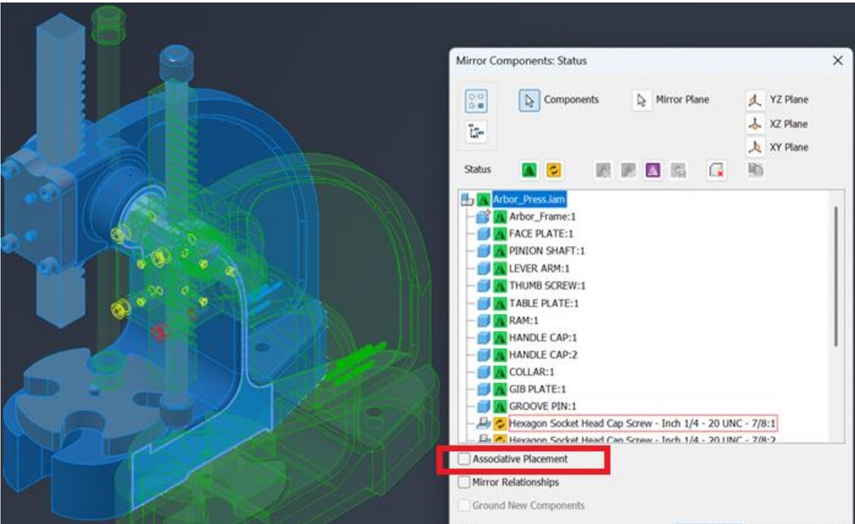 Inventor 2027 modelleren en assembleren