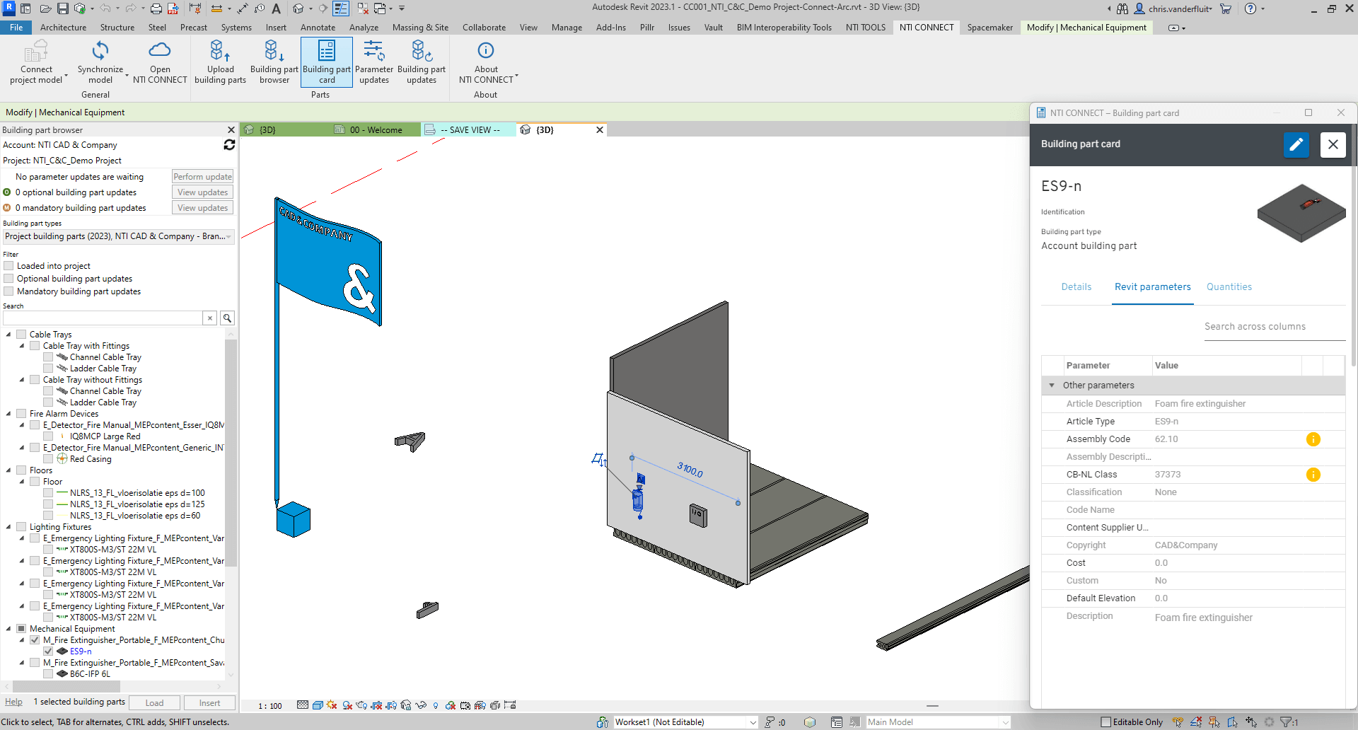 NTI CONNECT PARTS User Interface -2