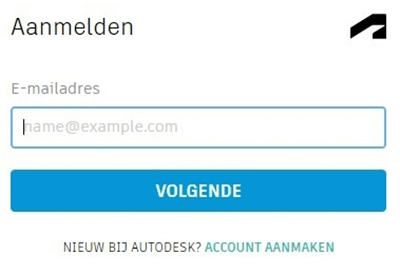 Inloggen op het licentiemanagementportaal